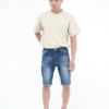 Quần jeans nam co giãn short form slimfit thun xanh trơn - Hunter X-Rays S58