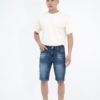Quần jeans nam kiểu form slimfit màu xanh trơn - Hunter X-Rays S68